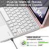 Samsung Tablet A9+ 11" with Bluetooth Touch Keyboard Case, AZERTY French Layout