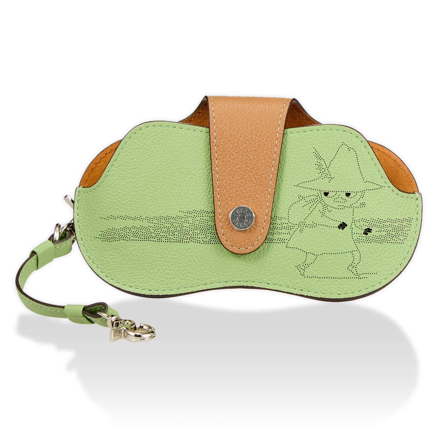 

Pelle Borsa MOOMIN Чехол для очков в горошек, зеленый, женский, (GL)