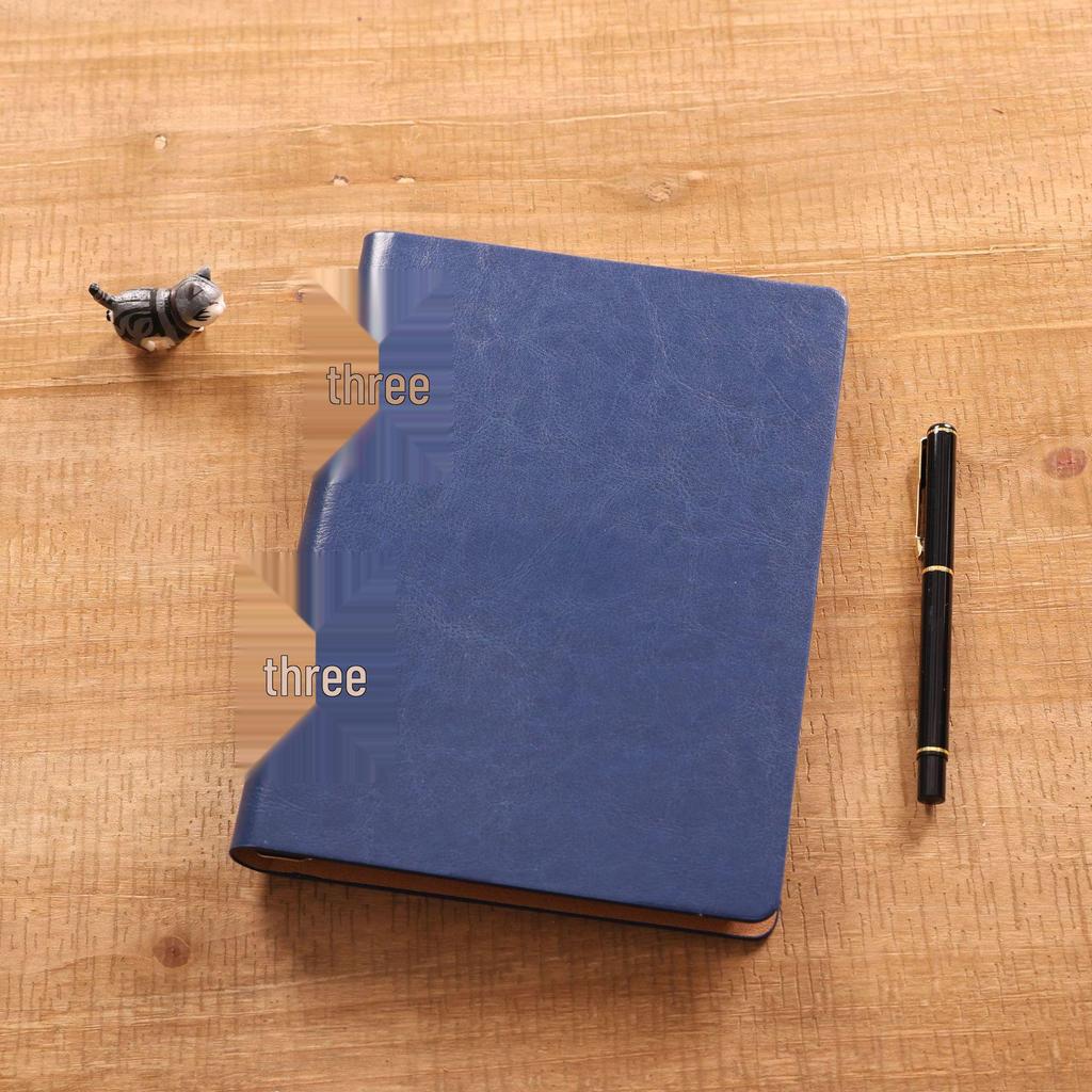 A5 Loose-Leaf Notebook with Thickened Pages - Business Office Diary and Back-to-School Souvenir