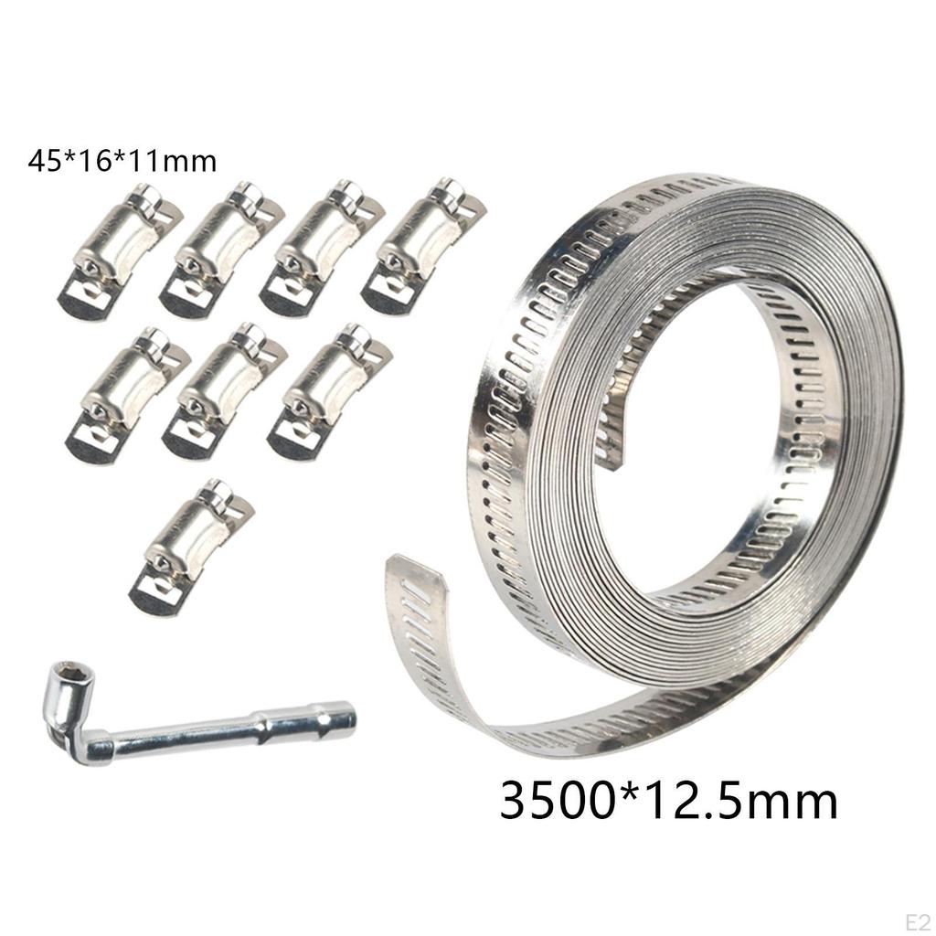 Stainless Steel Hose Clamp Kit for Home Improvement