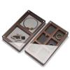 Sophisticated Sturdy Wood Jewelry Display Container with Waterproof and Clear Acrylics Top Accessory for Organization