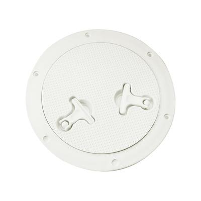 8 Zoll Bootsinspektionsdeckplatte Luke Marineinspektionsluke mit Abdeckung Weiß