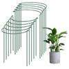 2pcs Metal Plant Support Stakes Garden Greenhouse Arrangement Semicircle Fixed Rod Indoor Flower Plant Vine Climbing Bracket