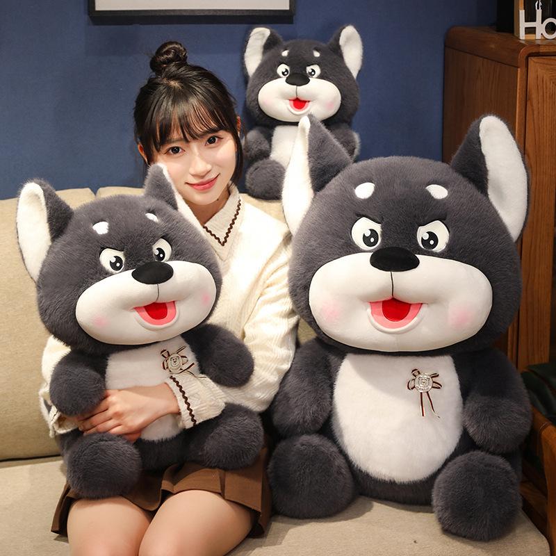 Cute Husky Doll Plush Toy Puppy Dog Erha Doll Children's Ragdoll Girl Birthday Gift