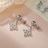 My Shape Witches Knot Earrings Stainless Steel Stud Earrings Women Witchcraft Drop Earrings Jewelry Celtics Irish Knot Amulet