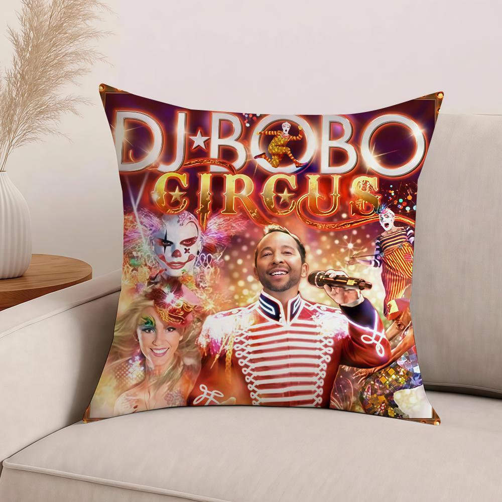Cool Dj Bobo The Great Adventure Pillow Case Office Cushions Suitable For Sofa Car Bedroom Decorative Cushion Cover