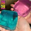 Frosted Ice Cube Shaped Fidget Toy Square Stress Relief Ball for Anxiety ADHD Squishy Squeeze Toy Gift for Adults