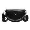Casual Banana Chest Bag for Women  Chain Cross Body Bag  Sling Waist  Half-moon Belt  Fanny Pack  Feminine Bags  New