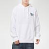 PUMA Men's Autumn Solid Color Sweatshirt with Fun Print, White