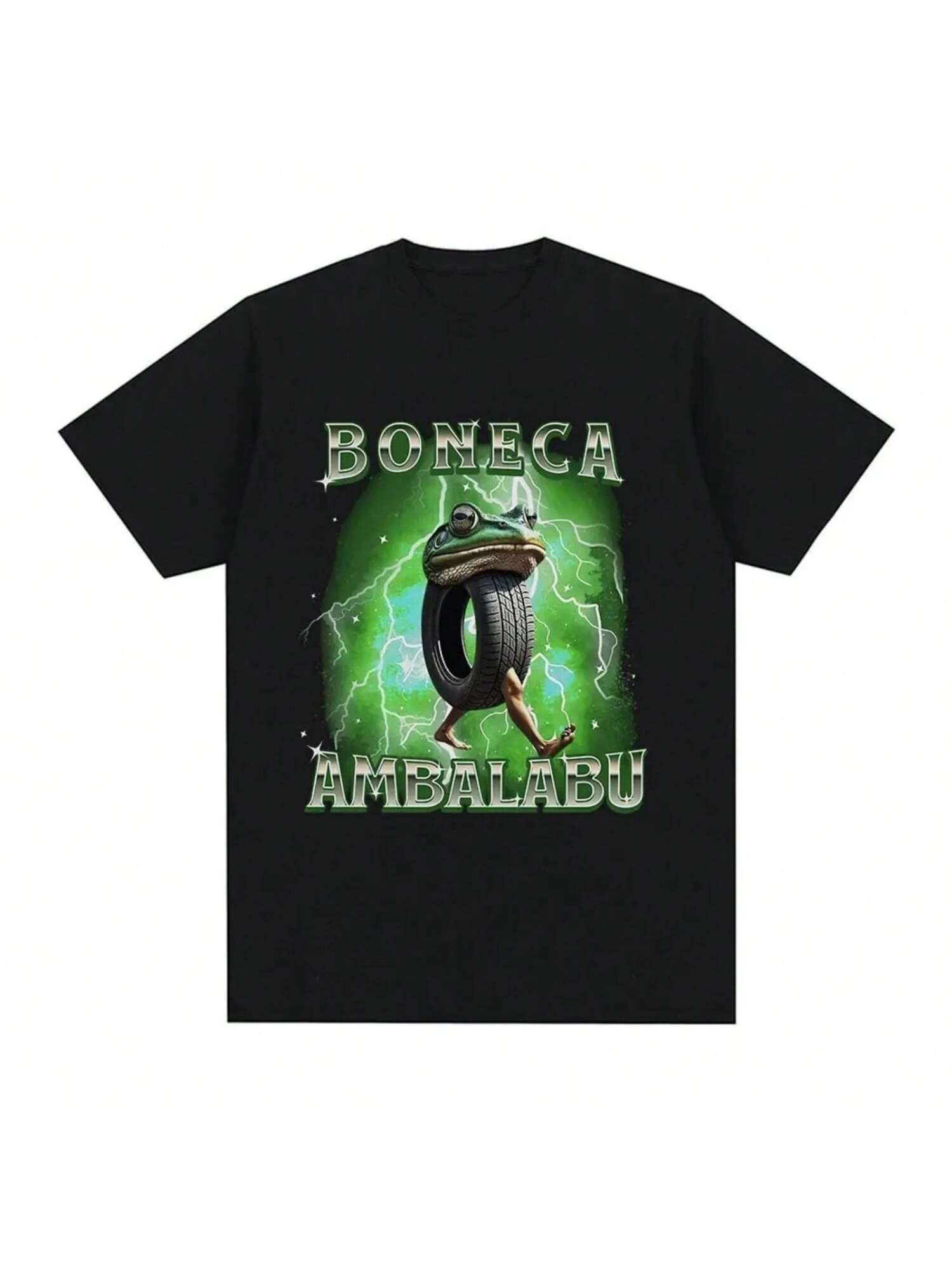 Boneca Ambalabu Funny Italian Brainrot Meme Frog T-Shirt Clothing Fashion Humor T Shirts Unisex Summer T Shirt Tops S разноцветный