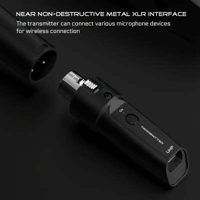 Wireless Microphone Transmitter Receiver System Xlr Adapter System For Dynamic Microphone Guitar Audio Mixer Pa System