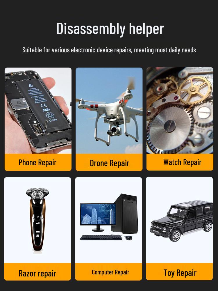 Compact Screwdriver Set for Electronics & Eyewear Repair