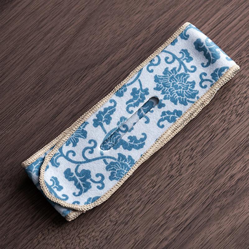 Chinese Style Kung Fu Tea Set Protective Cover Tea Ceremony Teapot Cover Bump-proof Teapot Outdoor Carrying Packaging Bag
