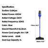Aspirapolvere portatile verticale da 400 W 220 V 13800 Pa con pattumiera da 1 litro 13800 Pa Aspirazione potente per la pulizia domestica della polvere silenziosa