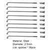 36Pcs Bicycle Spokes Long Lasting Muti-Function Lightweight Mountain Bicycle Spokes for Bicycle