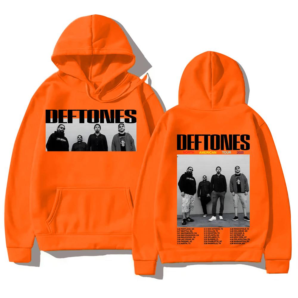 Deftones Tour 2026Hoodies Deftones New Creative Aesthetic Sweatshirts Retro Loose-fit Clothing Fall Unisex Streetwear Pullover Valentines Graphic Tops
