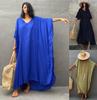 Cotton Pullover Beach Cover-Up Dress with Waistband - Vacation Sunscreen Bikini Cover-Up