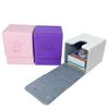 Deck Case, Trading Card Case, Vertical Storage, Magnetic, PU Leather, Holds 100 Cards, Sleeve Compatible, Compatible with Yu-Gi-Oh!, Pok?mon, Duel Mas