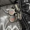 Used MONCLER MAYADown Jacket Shiny Black Nylon Mens