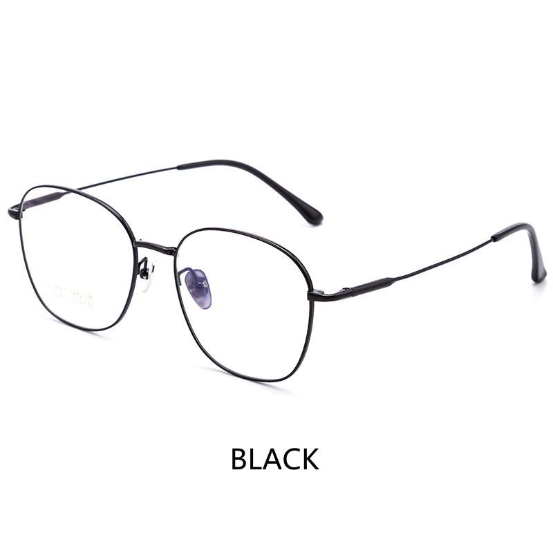 

Retro Ultralight Pure Titanium Glasses Frame Women Square Myopia Optical Prescription Eyeglass Frame Men High Quality Eyewear