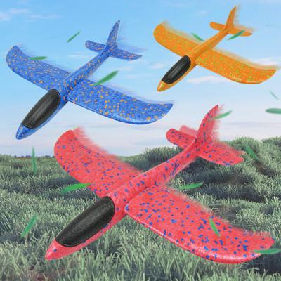 Funny Electric Hand DIY Throw Back Fly Aircraft Rechargeable Glider Education Kids Toy