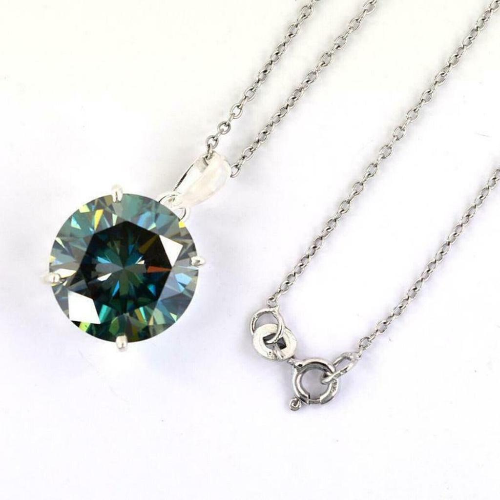 Natural Color Changing Alexandrite Gemstone Solitaire Pendant in 925 Sterling Silver With Chain #Birthday Gift Anniversary Gift