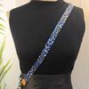 Leopard Print Crossbody Phone Lanyard with Adjustable Retractable Wide Strap