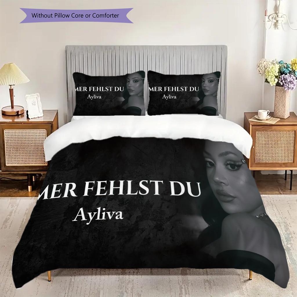 Musician Ayliva Bedding, Duvet Cover, Pillowcase, Home Decoration, Birthday Gift (1 * Duvet Cover+2 * Pillowcase, Coreless)