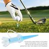 Flexible Magnetic Plastic Golf Tees Set Training Tool Practice Accessory for Golfer Blue