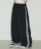 Seulliggeullou Lace Line Track Pants [Black]