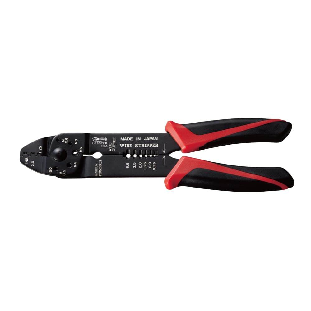 Lobtex Electrical Crimping Tool for Open Barrel FK5A Terminals,