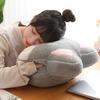 Pillow PP Cotton 38x36cm Filled New Plush Cute Cartoon Face Animal Rabbit Dog Frog Hand Warmer Pillow Nap Pillow