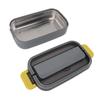 304 Stainless Steel Bento Box Adult Lunch Box Single Layer Microwave Safe Portable Split Bento Box for Students Office