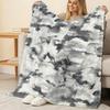 Abstract Art Flannel Blanket No-Shedding Soft Cozy Throw Blanket for Home Sofa, Movie Nights, Christmas & Halloween Use