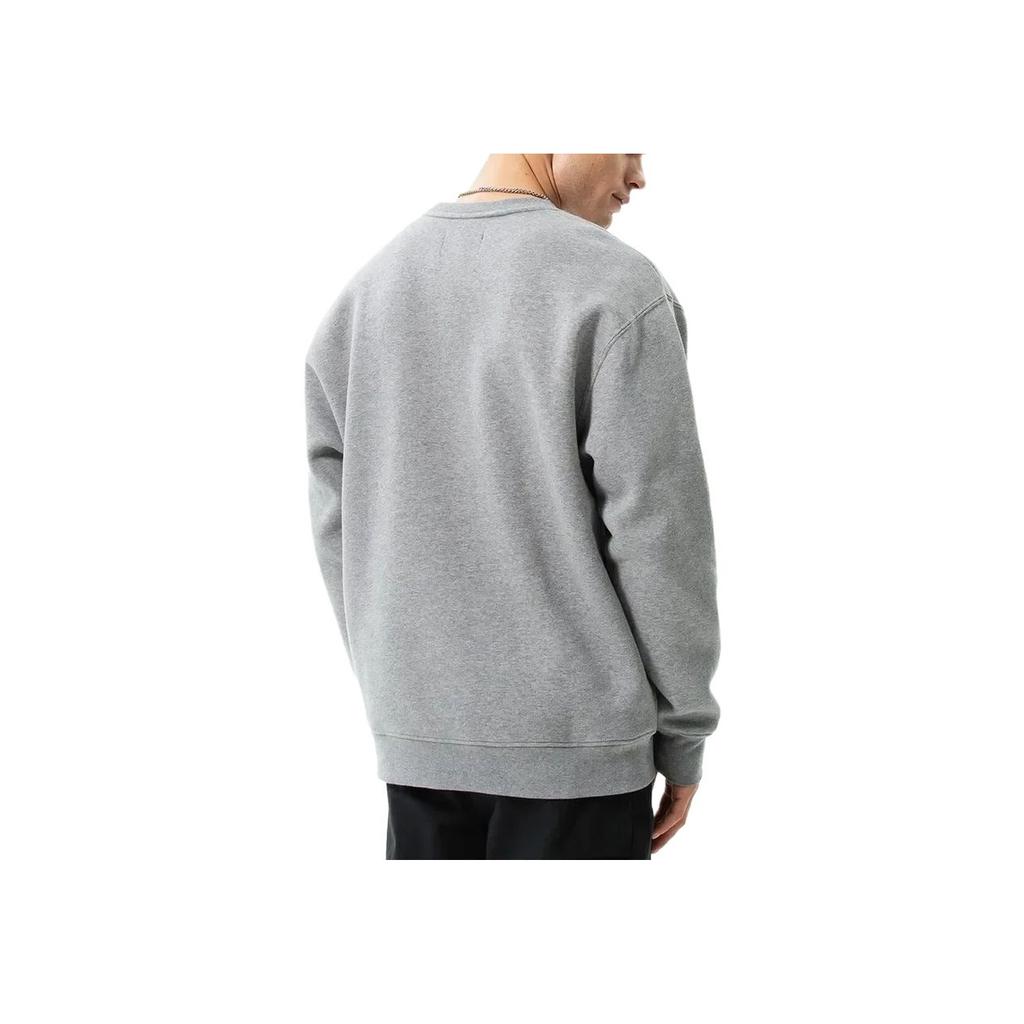 Jordan Essentials Fleece Crew Pullover Sweatshirt Grey Men Streetwear DQ7520-091
