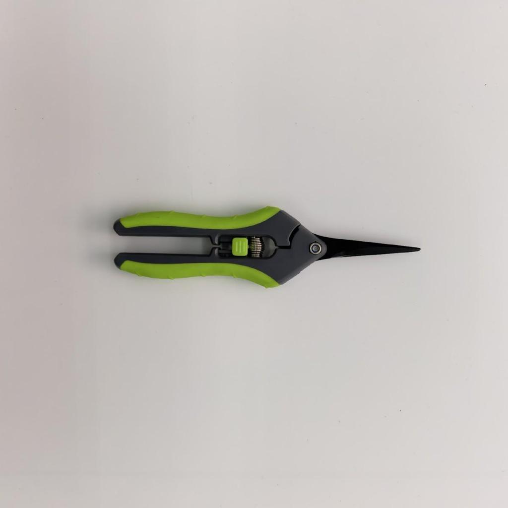 Multi-purpose Stainless Steel Pruning Shears with Straight and Curved Blades for Gardening, Branches, Flowers, Fruits, and Vegetables