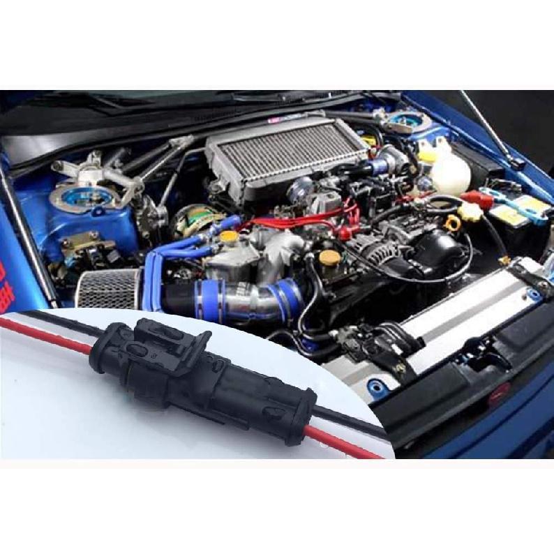 2 Pin Connector Waterproof,2Pin Way Car Electrical Connector With Wire 16AWG Marine For Car,Truck,Boat,Motorcycle And Other Wire Connections.