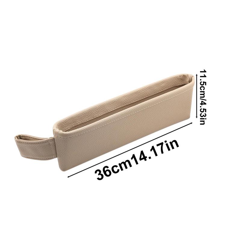 Car Front Seat Filler Fixed Car Storage Box For Smartphone Multifunctional Console Pocket Organizer Holds Keys Cards Lipsticks