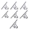 10 Pcs Sealing Clips Stainless Steel Clips Metal Clips Receipt Clip Fixed Tail Clip for Organising Files Photos Bag