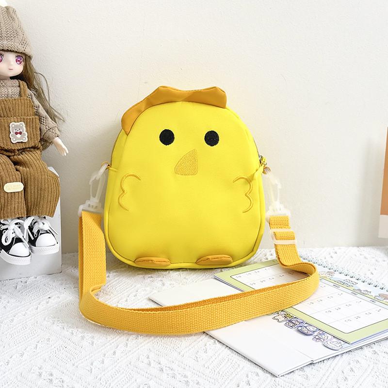 Cute Chick Cartoon Shoulder Bag For Kids Lightweight Mini Crossbody For Boys And Girls Daily Use