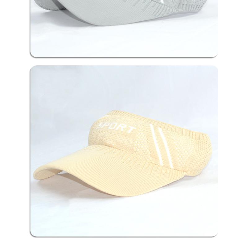 Outdoor Sport Sun Hat Caps Women Empty Top Hat Golf Tennis Hat Breathable Visor Baseball Cap Hiking Hat Cap For Women Men Summer