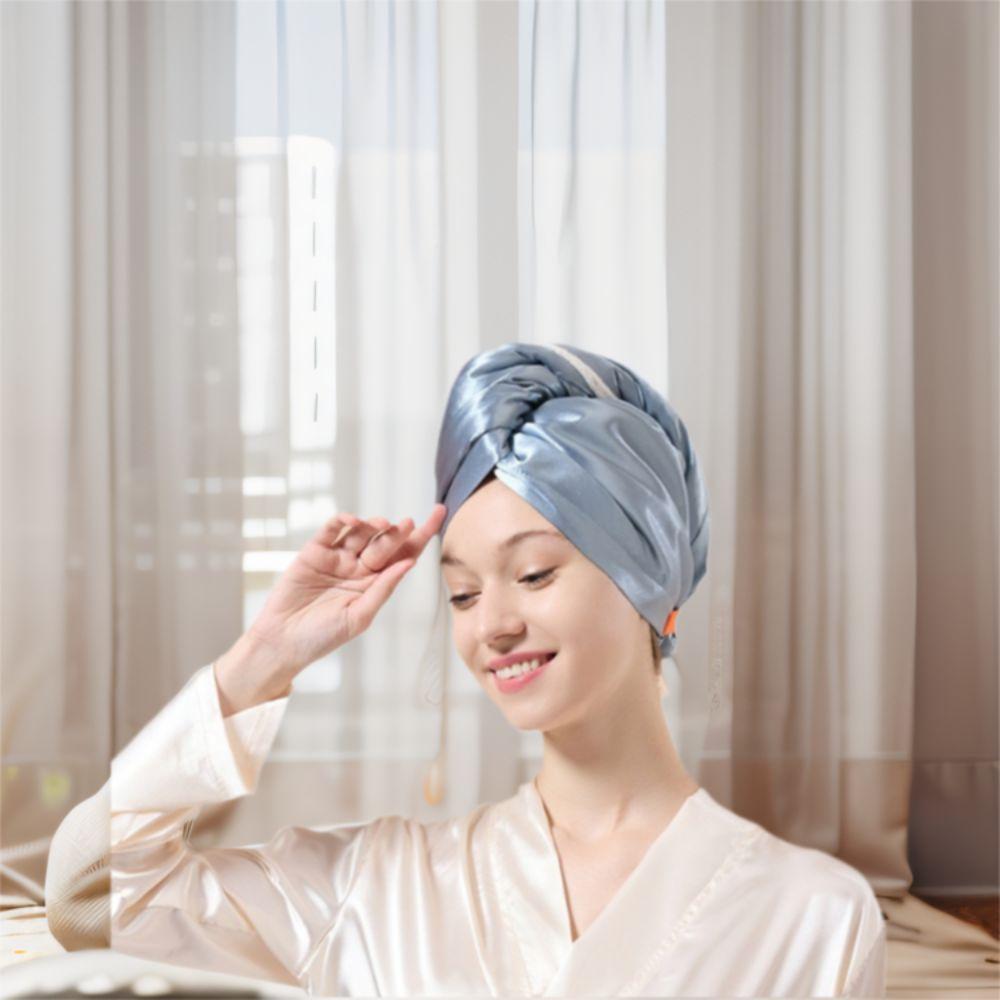 Fast Drying Acetate Waffle Dry Hair Cap Reusable Dry Hair Towel Super Absorbent Hair Cap  Hair Care