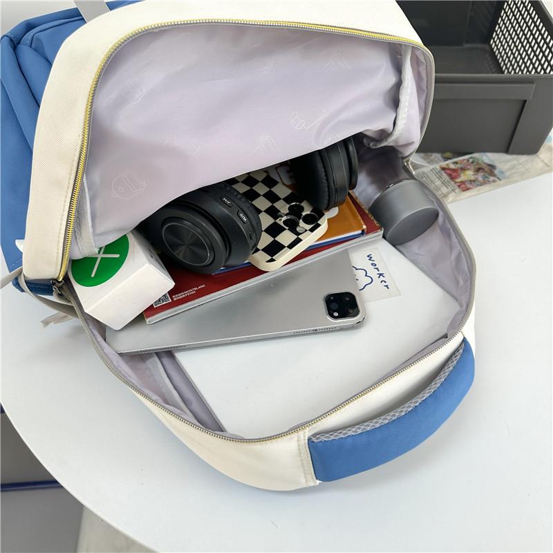 Backpack Large Capacity Campus Waterproof Backpack Outdoor Student Schoolbag