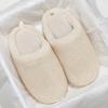 Home plush cotton slippers autumn and winter couple indoor home soft bottom non-slip warm fluffy slippers