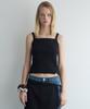 AVAM HOME Square Button Sleeveless Black
