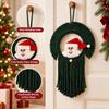 Round Shape Santa Claus Wall Hanging 20x30cm Santa Christmas Decoration  Kids Room Decoration