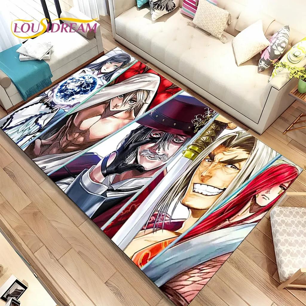 Anime,Record of Ragnarok,Cartoon Area Rug,Carpet Rug for Home Living Room Bedroom Sofa Doormat Decor,Kid play Non-slip Floor Mat