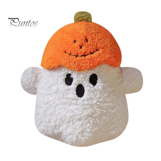 Cute Pumpkin Decor for Home Ghost Plush Doll, Soft Stuffed Toy Halloween Decoration, Collectibles Gift Fluffy Decorative Throw Pillow, Holiday