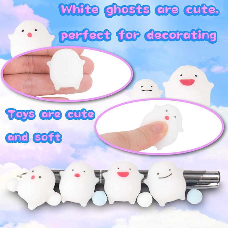 Cute Super Soft Mini Mochi Taba Squishy Toys Stress Relief Balls Creative Anxiety Reducer Squeeze Toy For Kids Classroom Prizes