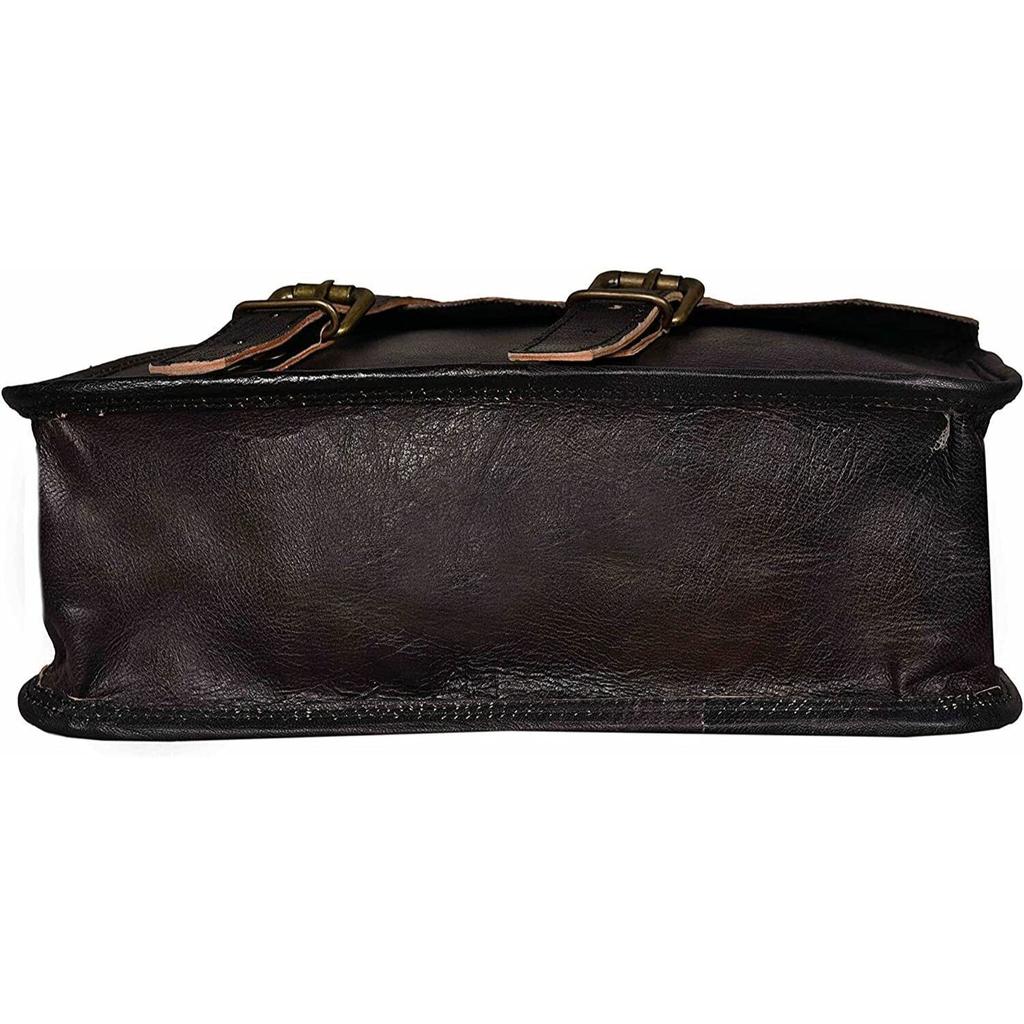 Left & Right 1 Pair Leather Side Motorcycle Side Saddlebags Saddle Panniers Bags